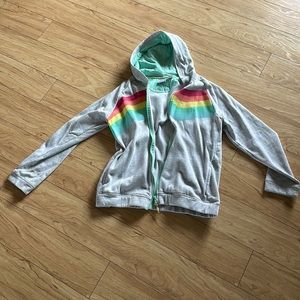 Falls creek, rainbow jacket